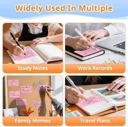 Index Cards 3x5 Inches, 300 PCS, Colored Flash Cards With Ring, Punched Lined Study Card Ruled Flashcards Notecards, Ruled Front And Blank Back, Note Card for School, College And Home