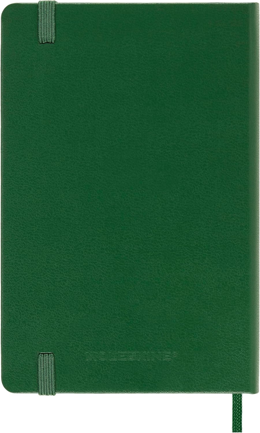 Moleskine Notebook, Pocket, Plain, Myrtle Green, Hard Cover (3.5 x 5.5)