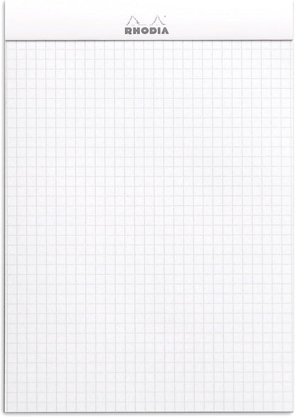 Rhodia Head Stapled Pad, No16 A5, Dot - Black