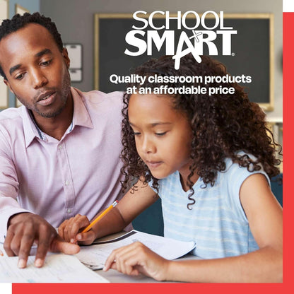 School Smart Chart Tablet, 24 x 16 Inches, 1 Inch Rule, 25 Sheets