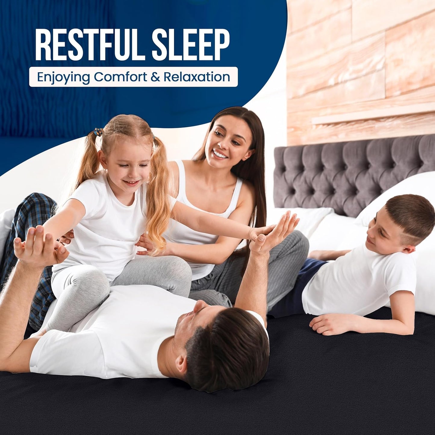 Twin Size Mattress Protector Waterproof, Premium 200 GSM Terry Mattress Cover, Soft & Breathable Bed Cover, Fitted Sheet Style Stretchable Deep Pockets 15" by Utopia Bedding (White)