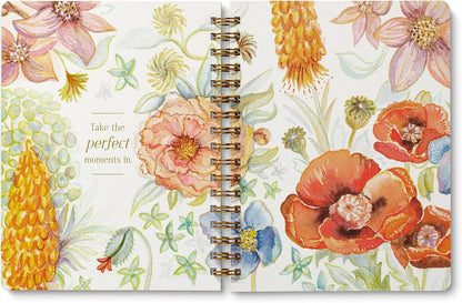 Compendium Spiral Notebook – Expect the Best Things to Happen Today – A Designer Spiral Notebook with 192 Lined Pages, College Ruled, 7.0" W x 9.25" H