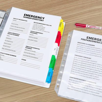 Avery Clear Heavyweight Sheet Protectors, Non-Glare, Easy Load, 100 Document Protectors (74102)