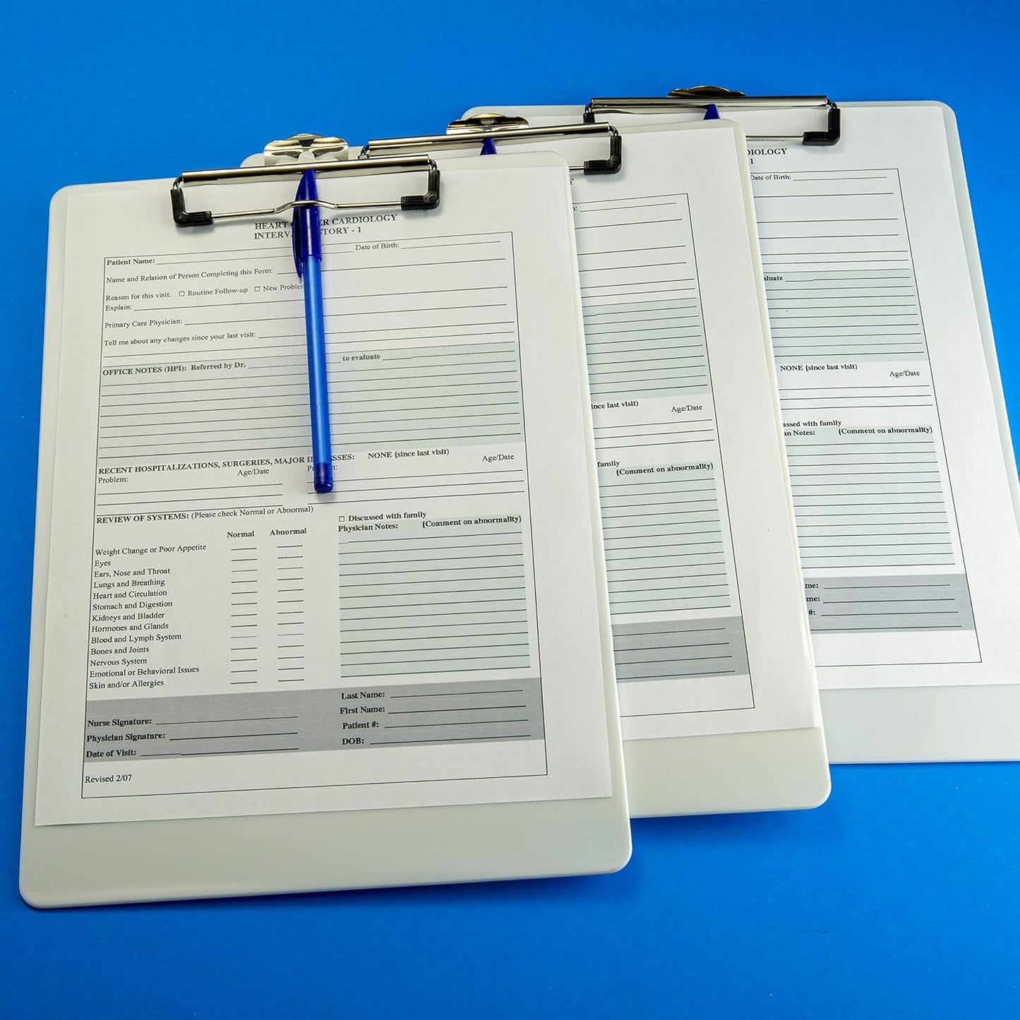 Officemate Recycled Plastic Clipboards, Letter Size, Pearl, Pack of 6 (83087)