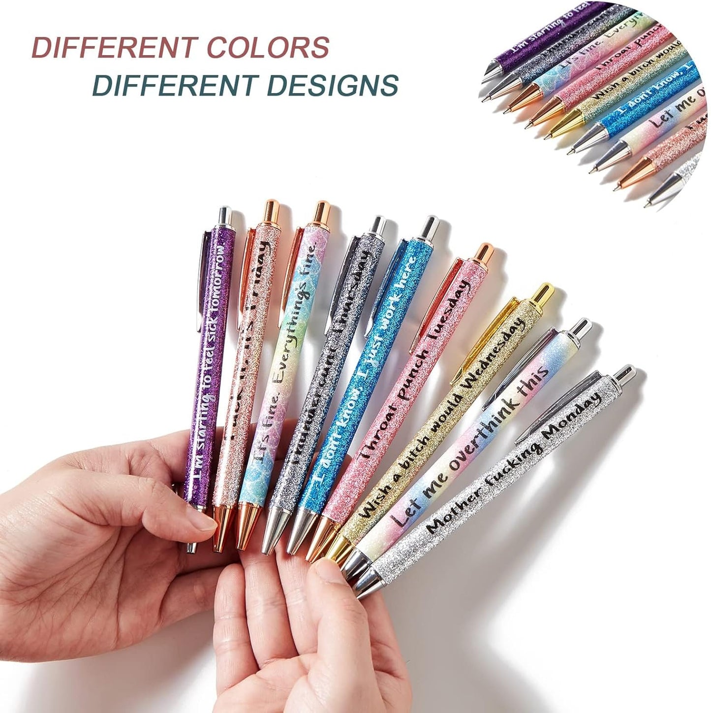 20 Pieces Ballpoint Pen Refills Black Ink 1.0mm Medium Point Smooth Writing Replacement Gel Ink Refills for Retractable Ballpoint Pen School Office Supplies