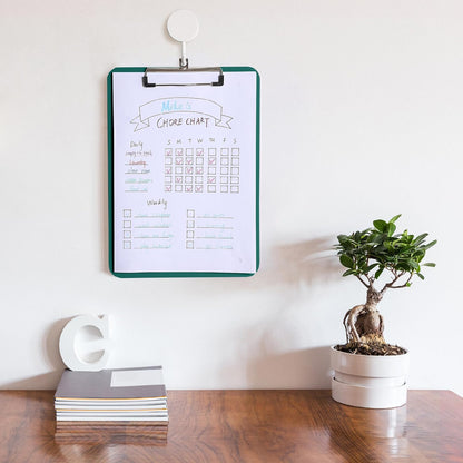 Mr. Pen- Plastic Clipboard, Letter Size, Black, Clipboard Plastic, Low-Profile Metal Clip with Retractable Hanging Hole