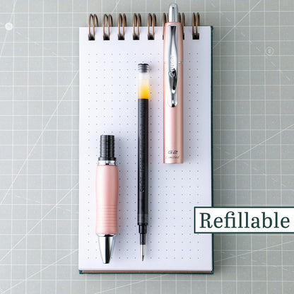 PILOT G2 Limited Refillable & Retractable Rolling Ball Gel Pen, Fine Point, Matte Black Barrel, Black Ink, Single Pen (15238)