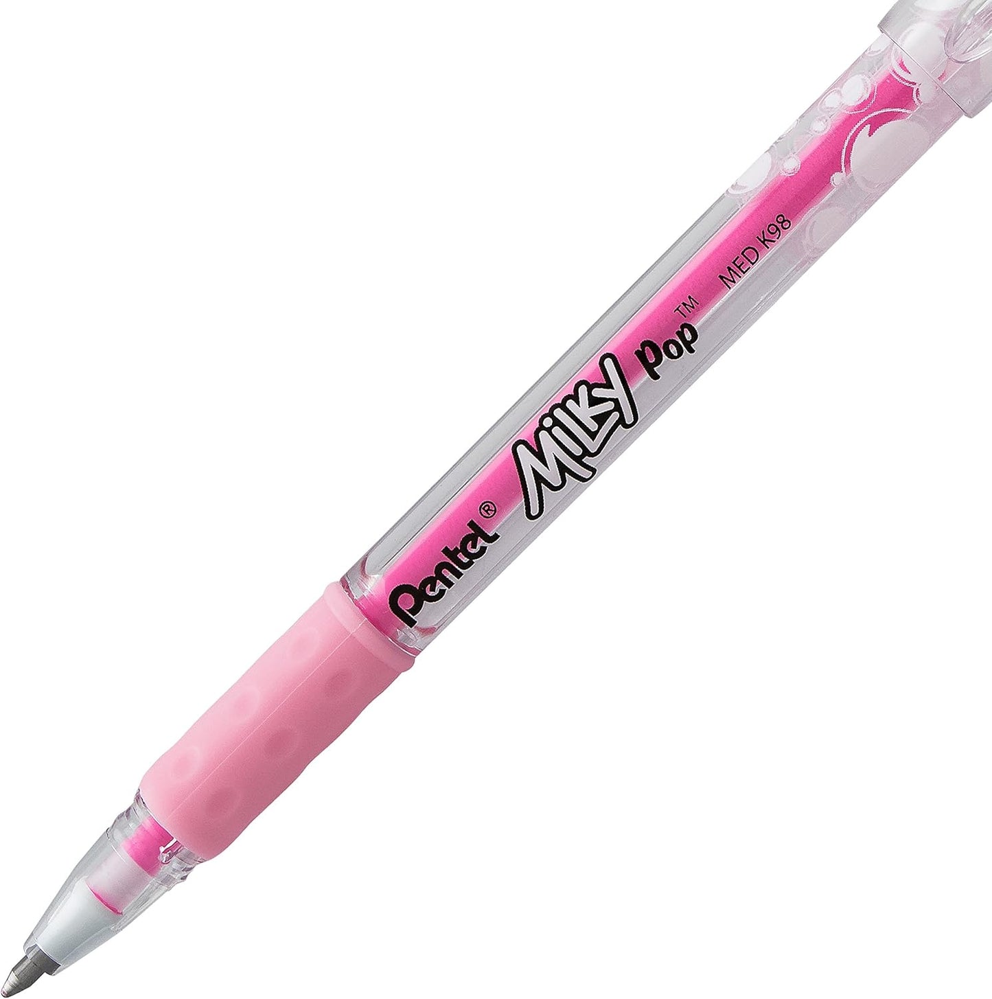 Pentel Sparkle Pop Metallic Gel Pen, (1.0mm) Bold Line, Assorted Colors, Pack of 8 (K91BP8M)