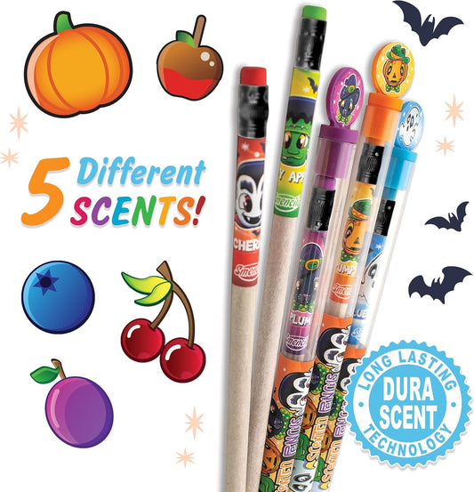 Spring Smencils - HB #2 Scented Pencils, 5 Count, Gifts for Kids, School Supplies, Classroom Rewards, Easter basket stuffers