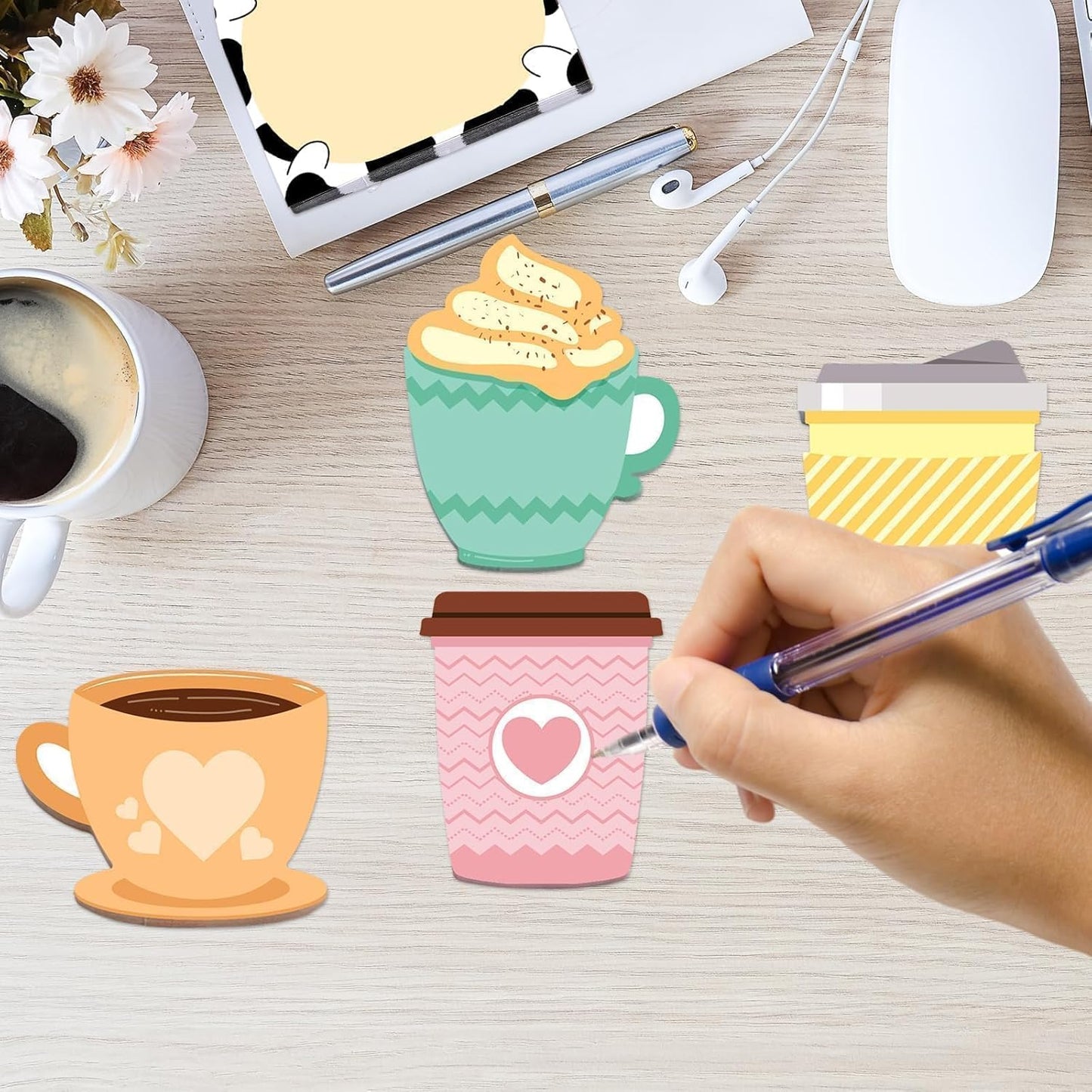 Fancy Land 24 Pads Cute Sticky Notes Self Sticky Notepads for Teachers Classrooms 720 Sheets Memo Pads Teacher Appreciation Nurse End of Year Graduation Gift Home Office Supplies Musical Notes