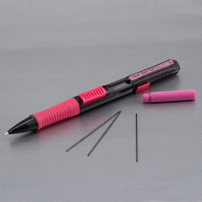 Pentel Quick Click Pop Mechanical Pencil, (0.7mm), Medium, 2 Eraser Refills, Pack of 4 (PD217ALEBP4)