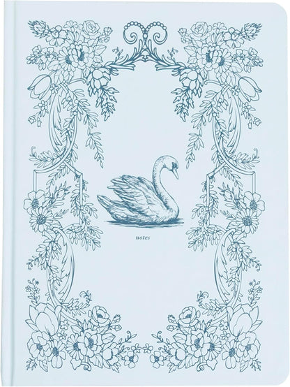 Pearhead Blue Matchbook Hardcover Journal, 6x8 College-Ruled Lined Notebook, 200 Pages, Trendy Writing Journal for Work, School & Everyday Notes