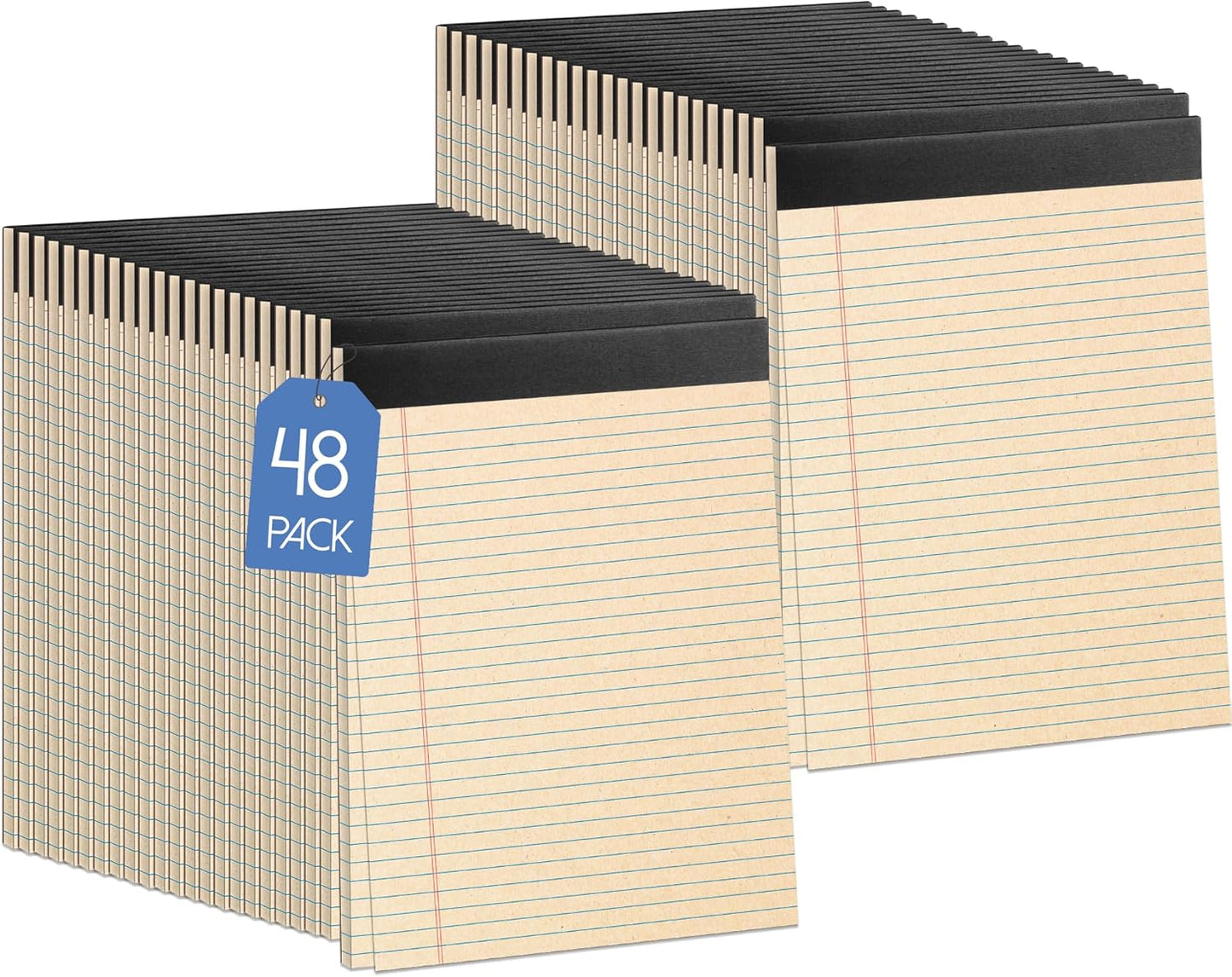 Note Pads 4x6, 36 Pack Small NotePads, Server Pads, Scratch Pads 4x6, Memo Pads White Paper, 50 Sheets per Blank Note Pads 4 x 6, Mini Writing Pads Pocket Notepads for Office School Home Supplies