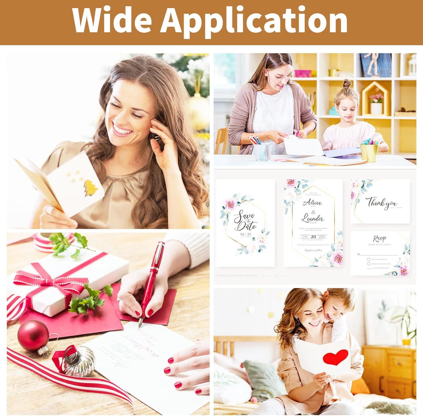 25Sheets Cream Paper, 8.5 x 11 Thick Card stock for Certificates, Invitations, Greeting Cards, Crafts, Graduations 250gsm/92lb Heavyweight Scrapbook Paper（Cream）