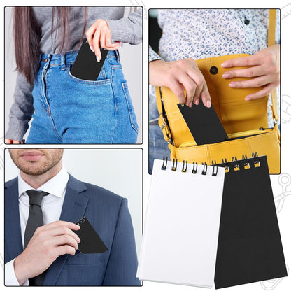 Hooqict 24 Pack Small Pocket Notebook Mini Notebooks Bulk Small Spiral Notepads with 8 Colors, Memo Note Pads for Kids, Work, Office, School, 3.9 x 2.4 Inches