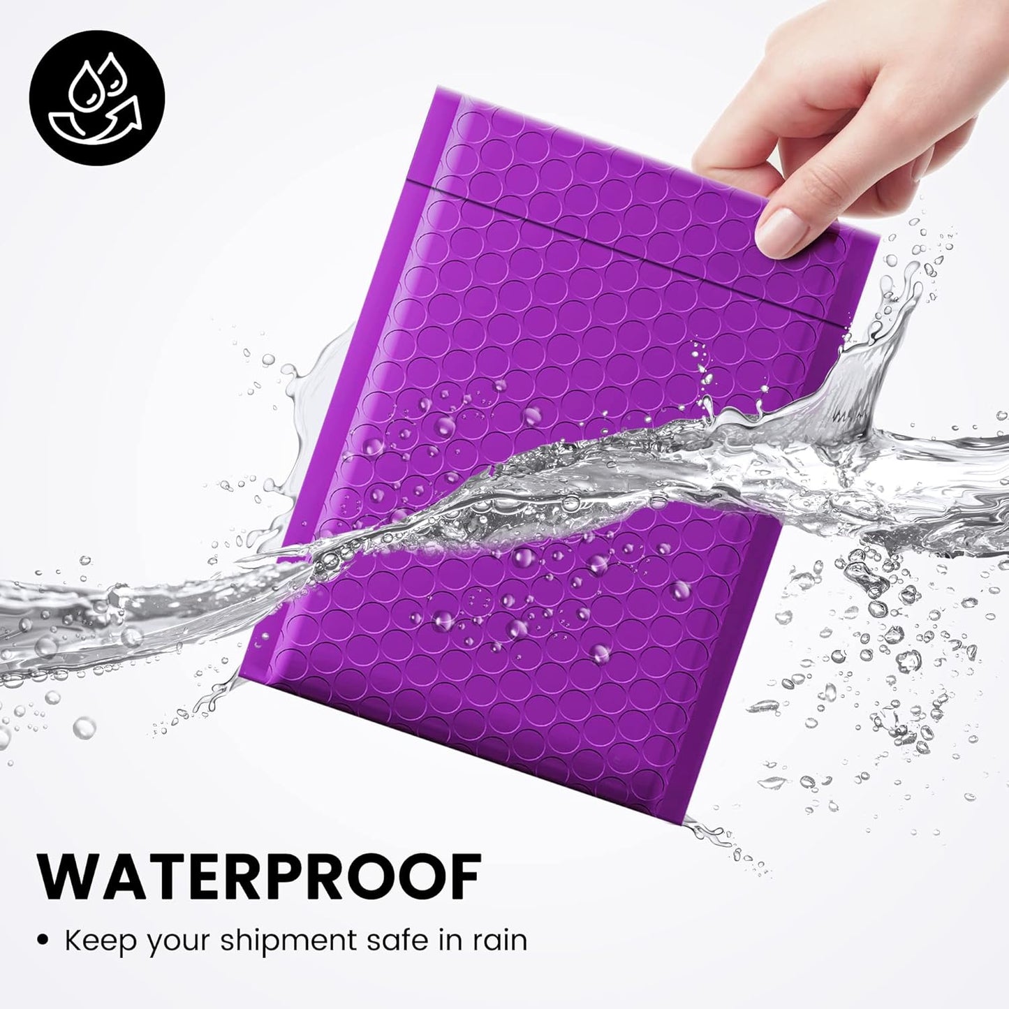 Fuxury Bubble Mailer 6x10" 100 Pack White Bubble Mailers Usable Size 6x9" Self Seal Padded Mailing Envelopes Opaque Bubble Padded Mailer for Small Business Mailing Jewelry Makeup Small Items
