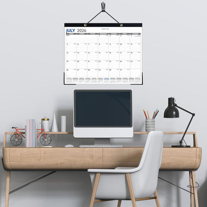 2026-2027 Desk Calendar – Run Now to MAR. 2027, 18 Monthly Desk Calendar 2026-2027 Large, 17'' x 12'', Best Desk/Wall Calendar 2026 with To-do Lists, Desk Pad, Ruled Blocks, Corner Protectors