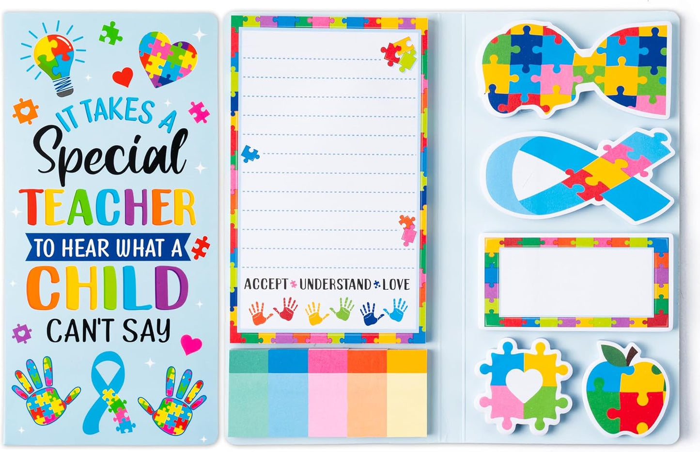 B1ykin Cute Sticky Notes Set - Stay Alive Skeleton Shaped Self-Stick Notes Pad, 550 Sheets Writing Memo Pages Sticky Notepad for Teacher Appreciation Gifts, School Office Supplies (Funny Skeleton) - Colors B