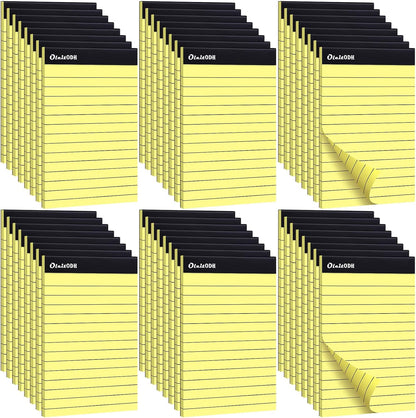 Note Pads 4x6, 36 Pack Small NotePads, Server Pads, Scratch Pads 4x6, Memo Pads White Paper, 50 Sheets per Blank Note Pads 4 x 6, Mini Writing Pads Pocket Notepads for Office School Home Supplies