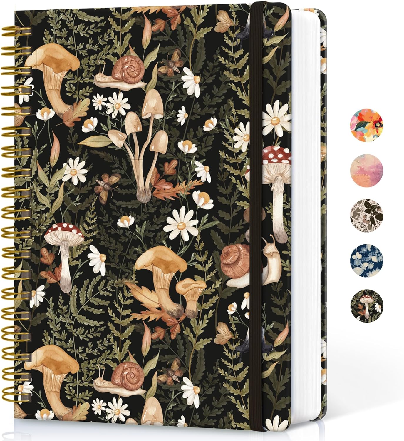 Lined Spiral Notebook Journal for Work, 300 Pages Thick B5 (7.1"x10") College Ruled Journal for Women & Writing, Hardcover Notebook for Note Taking, Perfect for Office Home School Supplies, Purple