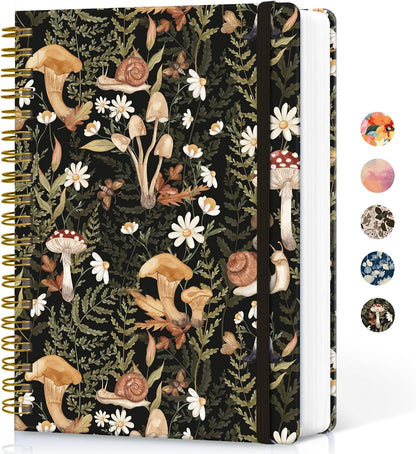Lined Spiral Notebook Journal for Work, 300 Pages Thick B5 (7.1"x10") College Ruled Journal for Women & Writing, Hardcover Notebook for Note Taking, Perfect for Office Home School Supplies, Purple