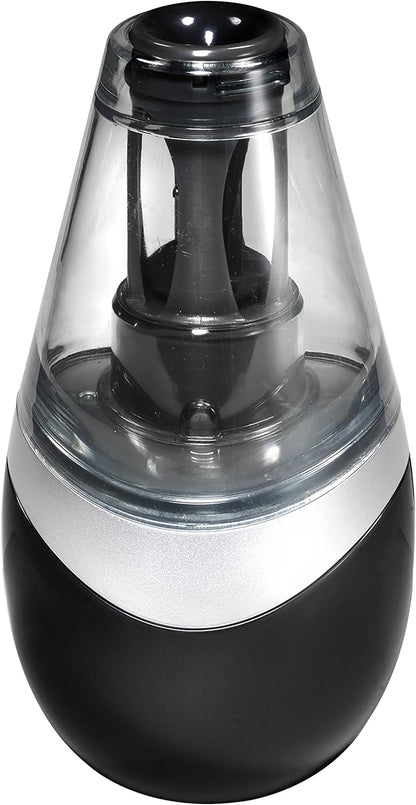 Westcott 16244 iPoint Orbit Battery-Powered Pencil Sharpener for Home and Office, Black