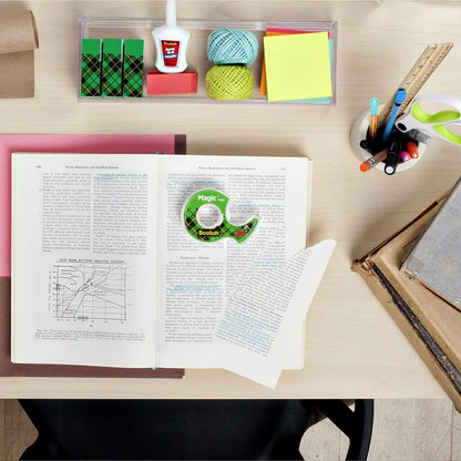 Scotch and Post-it Brand Office Essentials Kit, Business and Teacher Supplies Set with Post-it Super Sticky Notes, Scotch Super Hold Tape, Scotch Magic Tape, Post-it Flags, Sharp Scissors for Office