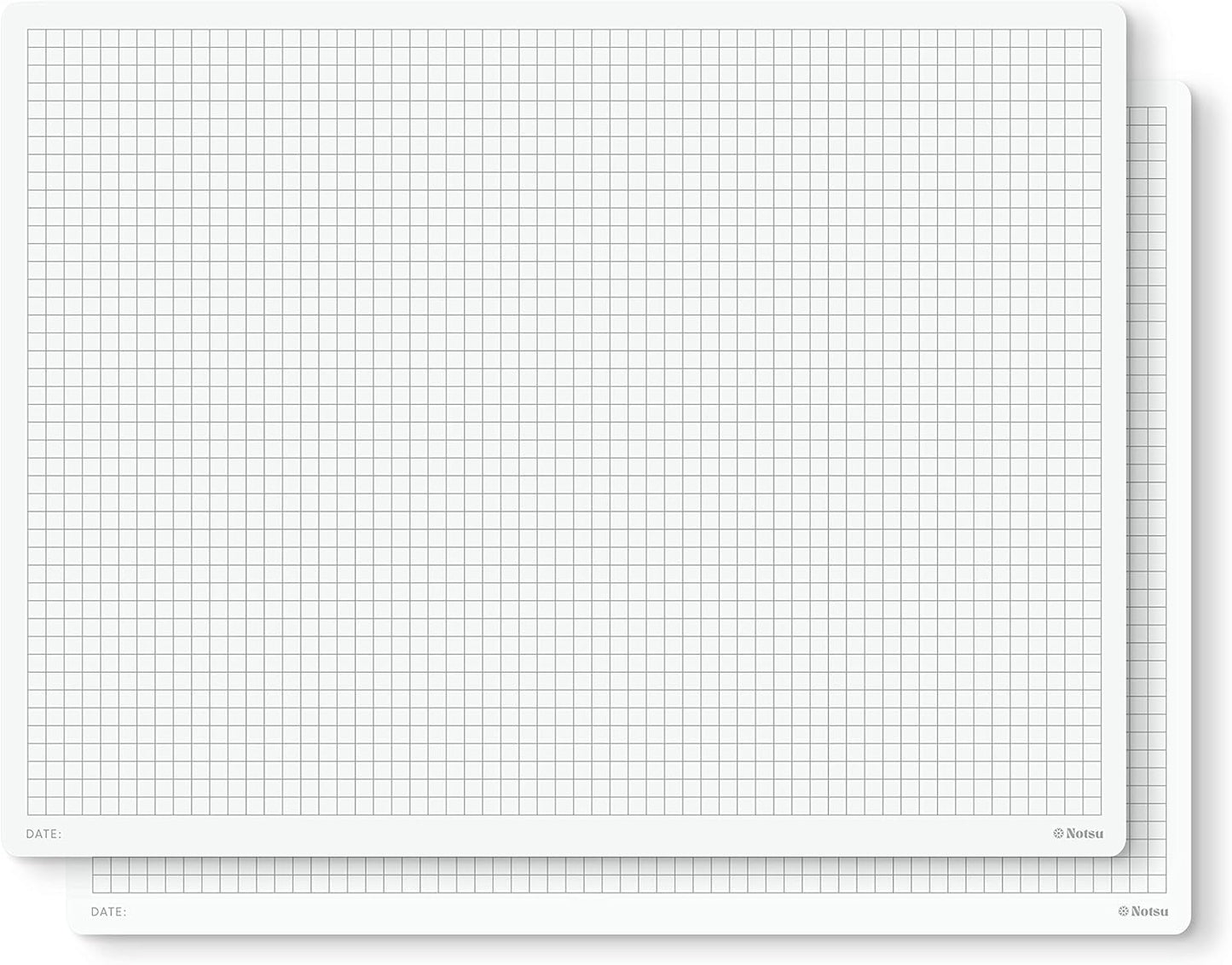 Notsu Graph Notepads 11 x 17 inch | Large Graphing Double Sided Drafting Pads with 1/4" Quad Grid Premium Thick Paper 120gsm