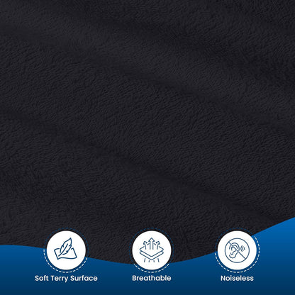 Twin Size Mattress Protector Waterproof, Premium 200 GSM Terry Mattress Cover, Soft & Breathable Bed Cover, Fitted Sheet Style Stretchable Deep Pockets 15" by Utopia Bedding (White)