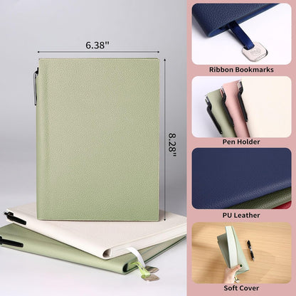 Lined Journal Notebook for Women A5 Softcover Journals for Writing 160 Pages Daily Journaling College Ruled Notebooks for Work School Note Taking, Business 6.38'' X 8.28''