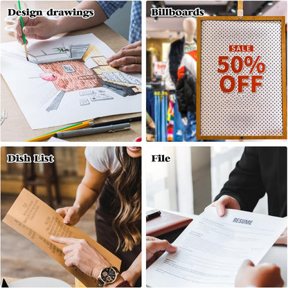 8.5" x 11" Hard Plastic Sheet Protectors, Rigid Clear Waterproof Protectors, Paper Sleeves Photo Plastic Sleeves (14 Pack)
