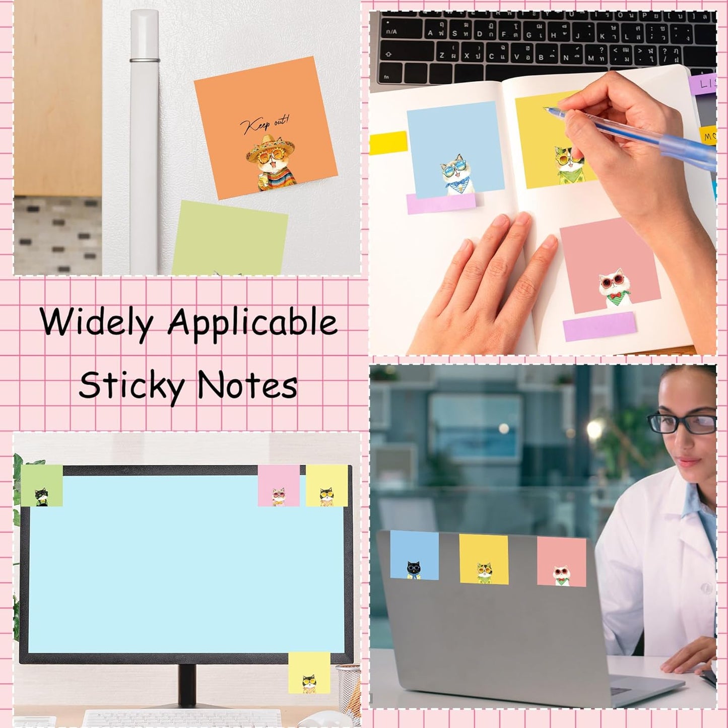 Dumpster Fire Sticky Notes 9 Pack, Funny Dumpster Fire Notepads for Work Stress Relief, Cute Self-Stick Memo Note Pads for Office, Humorous Gifts for Coworkers Students School Office Supplies 3×3 Inch