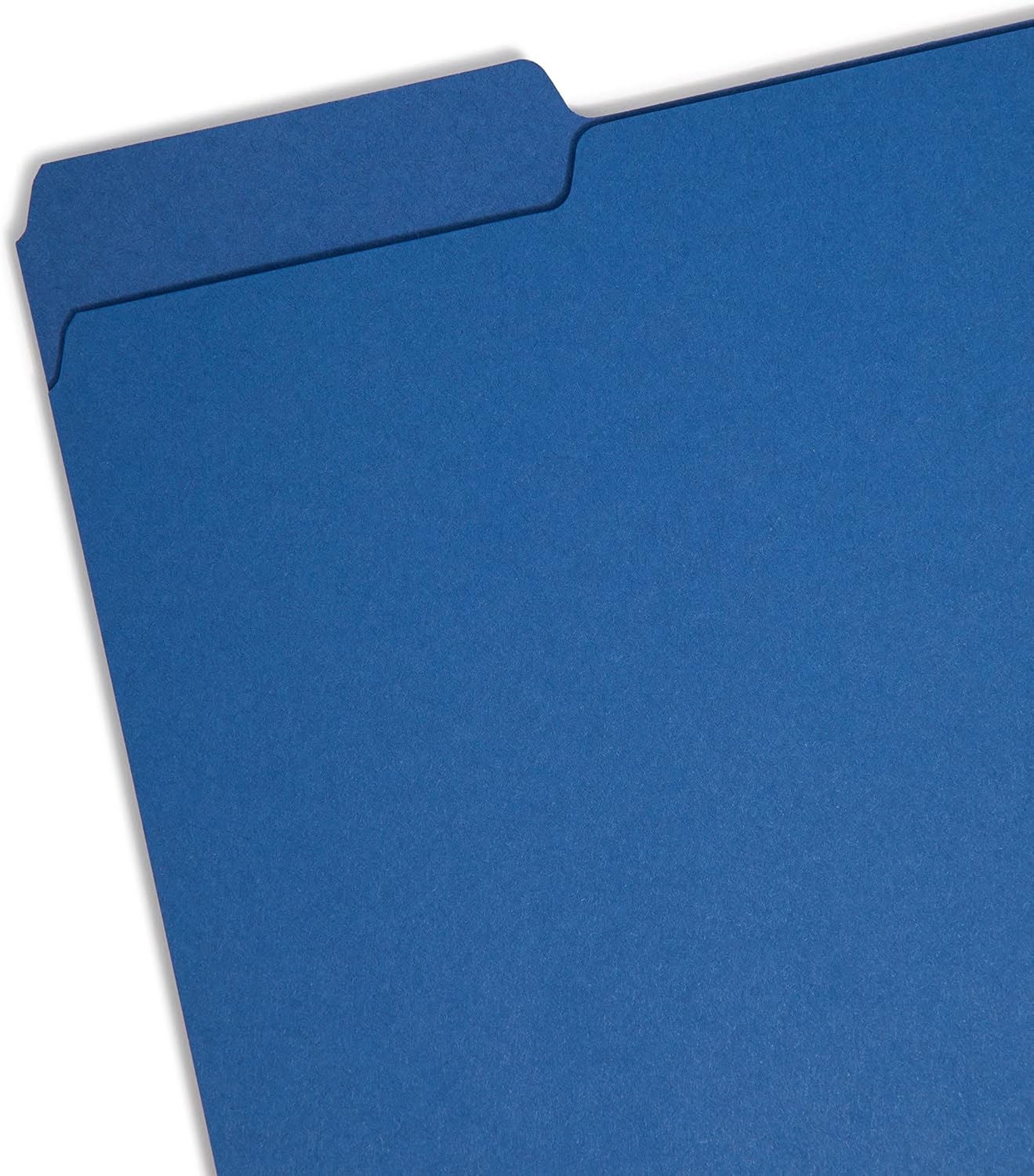 Smead Interior File Folder, 1/3-Cut Tab, Letter Size, Aqua, 100 per Box, Expandable File Folders for Filing Cabinet