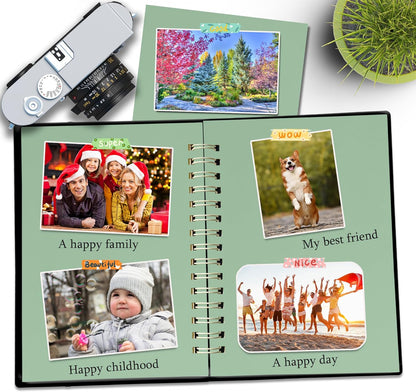 25 Sheets Black Cardstock Paper 8.5'' x 11'', 250gsm/92lb Thick Paper for Scrapbook, Invitations, Printing and DIY Cards