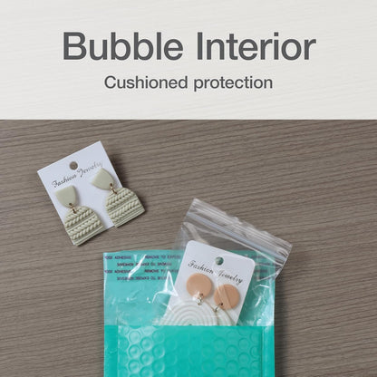 Quality Park Bubble Mailers, 6 x 9 Inch, White Poly Mailers, Padded Envelopes, Shipping Envelopes, Water Resistant, Self Seal, 50 Per Box (QUA85856), Plastic