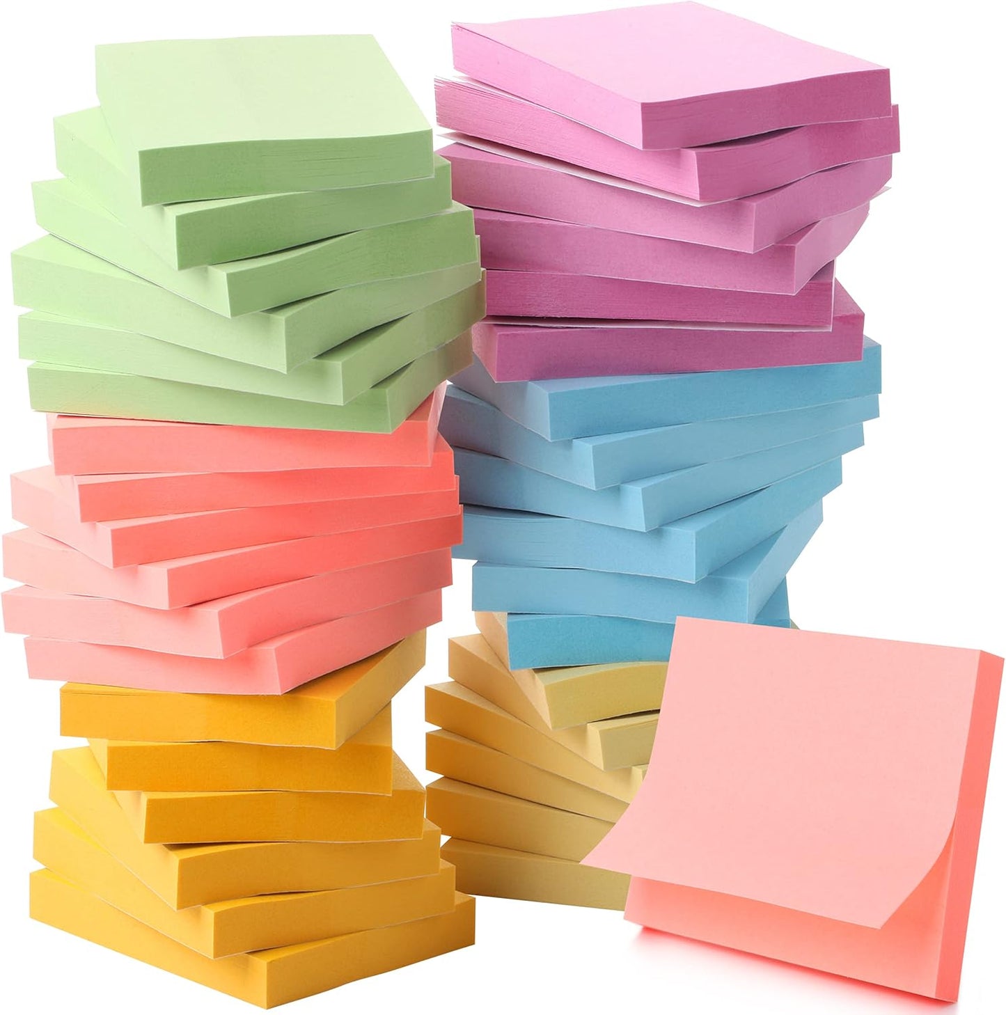 Mr. Pen- Small Sticky Notes, 1.5"x2", 36 Pads, 2160 Sheets, Bright Colors, Mini Sticky Notes Bulk, Self-Stick Note Pads, Perfect for Office, School, Home, Study & Organization
