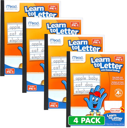 Mead Primary Composition Book, Primary Ruled Journal, Grades K-2, 7-1/2" x 9-3/4", 100 Sheets, Blue Marble (09902)