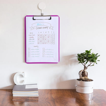 Mr. Pen- Plastic Clipboard, 12.5" x 9", 2 Pack, Clipboard Plastic, Low-Profile Metal Clip with Retractable Hanging Hole