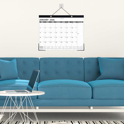 2026-2027 Desk Calendar – Run Now to MAR. 2027, 18 Monthly Desk Calendar 2026-2027 Large, 17'' x 12'', Best Desk/Wall Calendar 2026 with To-do Lists, Desk Pad, Ruled Blocks, Corner Protectors