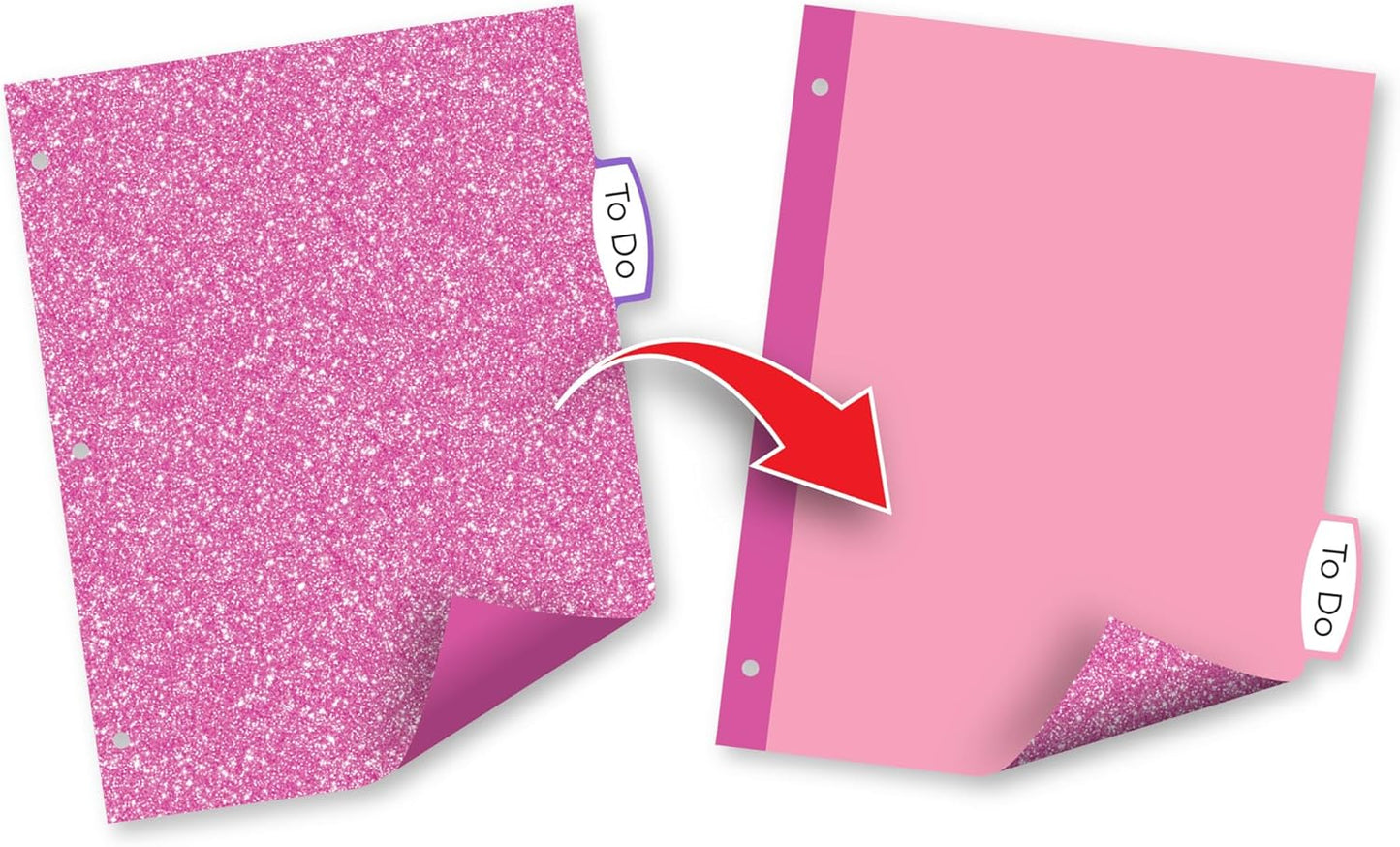 Avery Big Tab Reversible Fashion Dividers for 3 Ring Binders, 5 Tab Set, Retro Pattern, 1 Set (24938)
