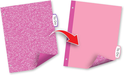 Avery Big Tab Reversible Fashion Dividers for 3 Ring Binders, 5 Tab Set, Retro Pattern, 1 Set (24938)