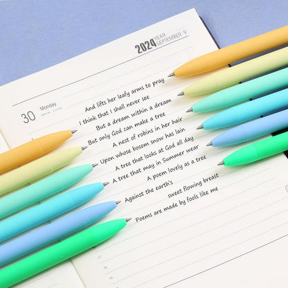 Mr. Pen- Retractable Gel Pens, 12 Pack, Colorful Ink, Fine Point 0.7mm, Fast Dry, Smooth Writing, Cute Pens for Drawing, Writing Planner and School Supplies