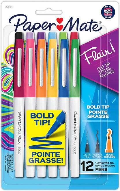 PAP2125414 - Paper Mate Flair Felt Tip Pens