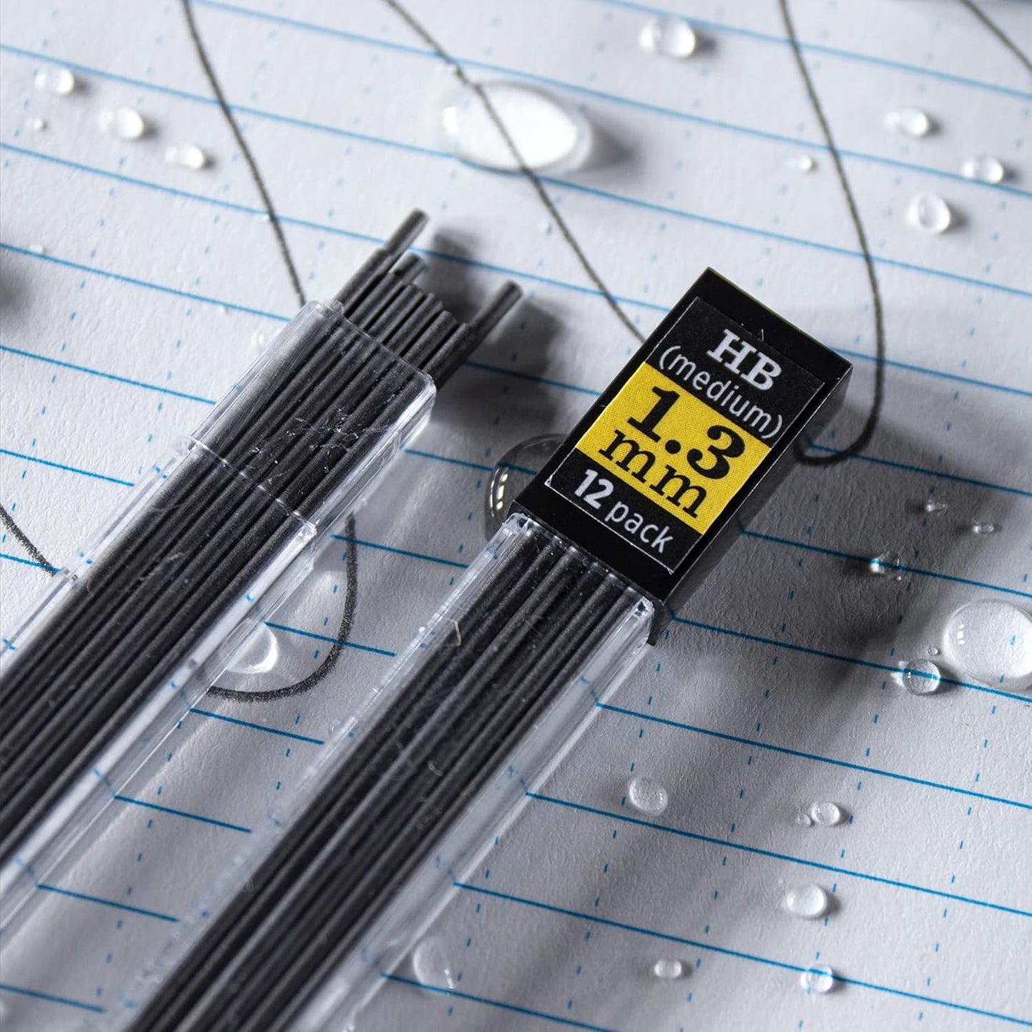 Rite in the Rain Medium (HB) 1.3mm Mechanical Pencil Lead Refills, 24-pack (two 12-packs) (No. 15BR)