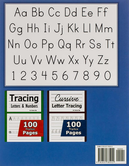 Handwriting Practice Paper: 100 Blank Writing Pages - For Students Learning to Write Letters
