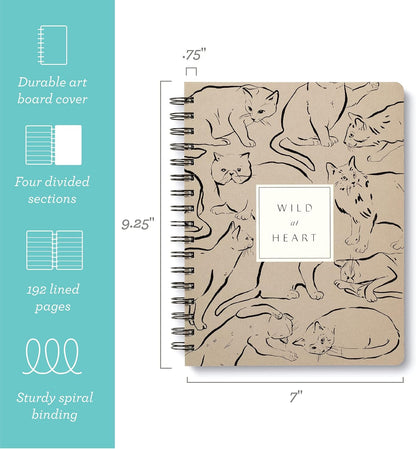 Compendium Spiral Notebook – Expect the Best Things to Happen Today – A Designer Spiral Notebook with 192 Lined Pages, College Ruled, 7.0" W x 9.25" H