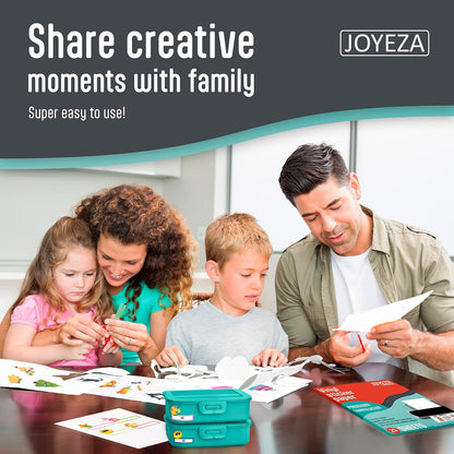 JOYEZA Premium Printable Vinyl Sticker Paper for Inkjet Printer - 25 Sheets Glossy White Waterproof, Dries Quickly Vivid Colors, Holds Ink Well - Inkjet & Laser Printer