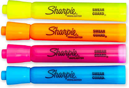Sharpie Accent Tank-Style Highlighters, 6 Colored Highlighters (25876PP)