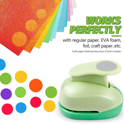 UCEC 2 Inch Circle Punch, Paper Punch, 2 Inch Hole Punch, Circle Hole Punch Cutters for Paper Crafts DIY Handmade Crafting Scrapbook Tools Cards Arts Fun Projects