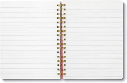 Compendium Spiral Notebook – Expect the Best Things to Happen Today – A Designer Spiral Notebook with 192 Lined Pages, College Ruled, 7.0" W x 9.25" H